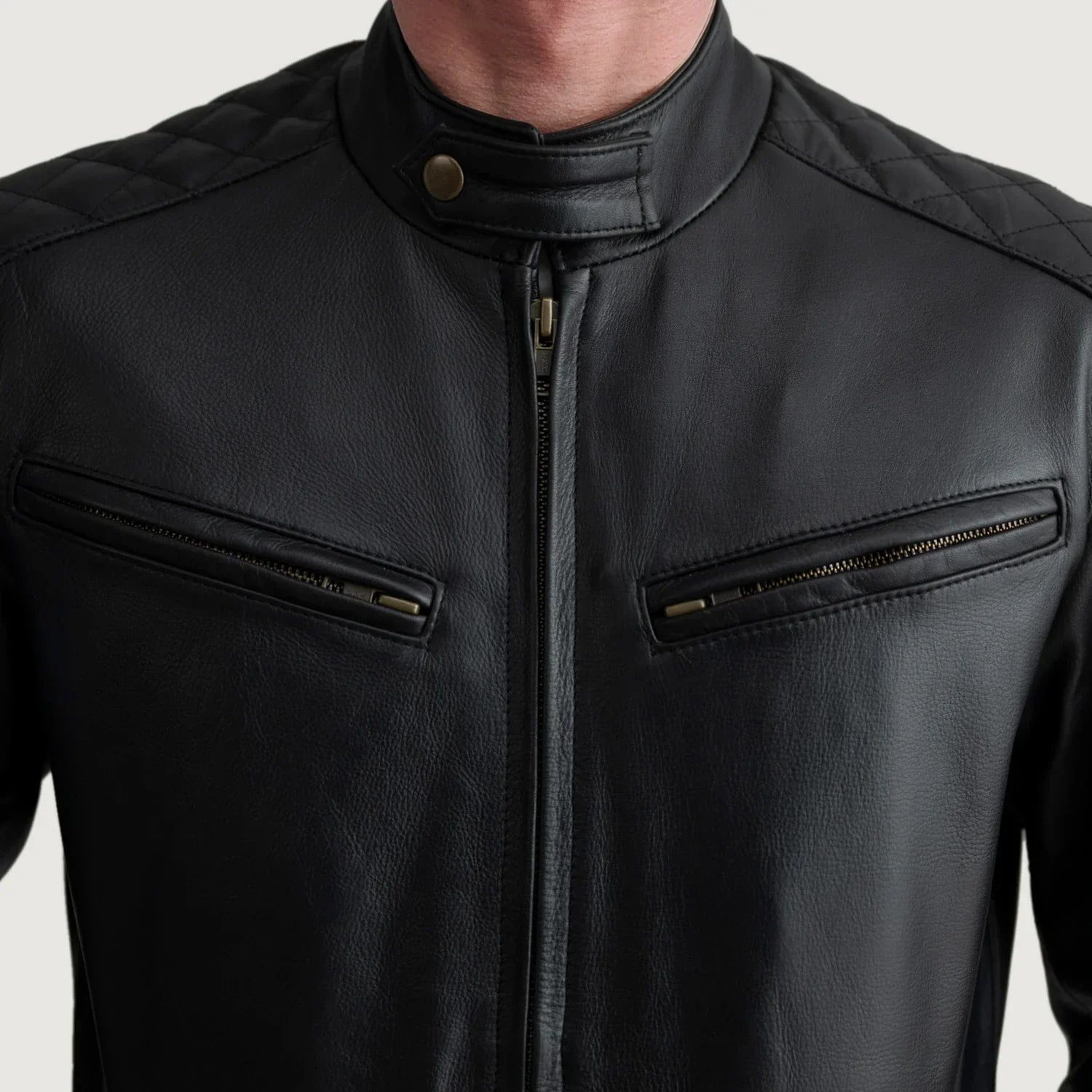 [FS] Sven Black Leather Bomber Jacket