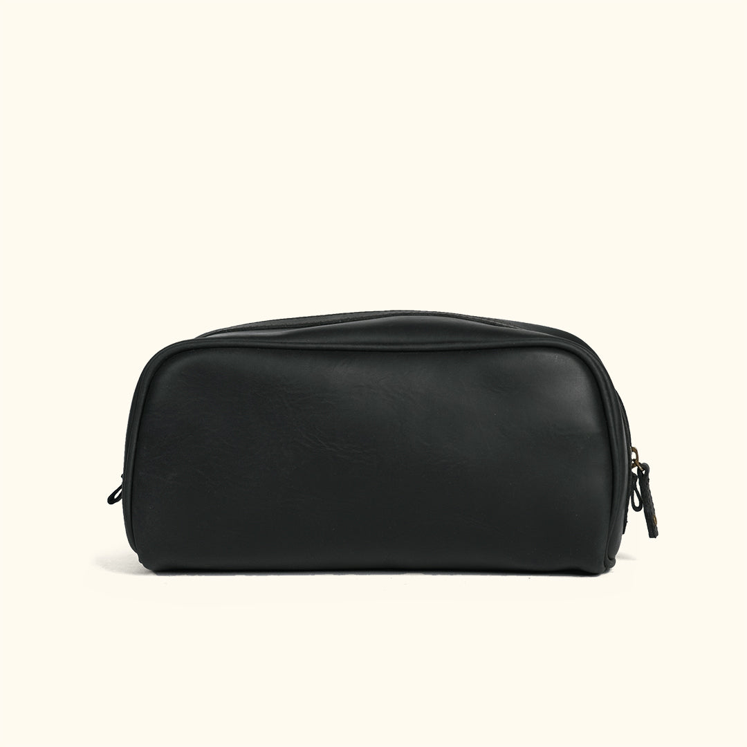 Limited Edition Jefferson Leather Dopp Kit | Black