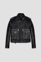 Navigator Leather Jacket Tall