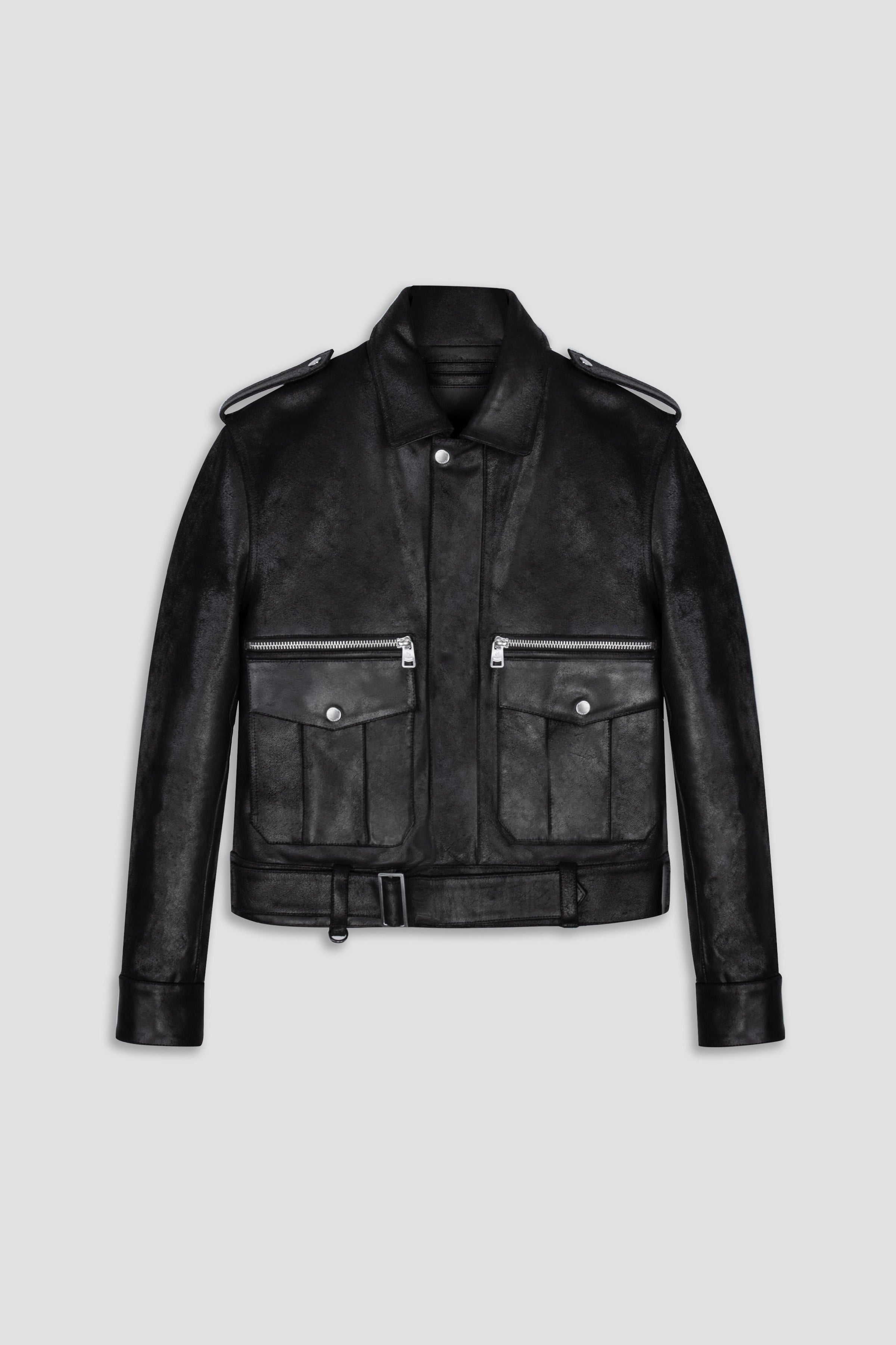 Navigator Leather Jacket Tall