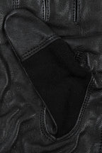 Genuine Lamb Nappa Leather Driving Gloves Black Unisex Warm Lined