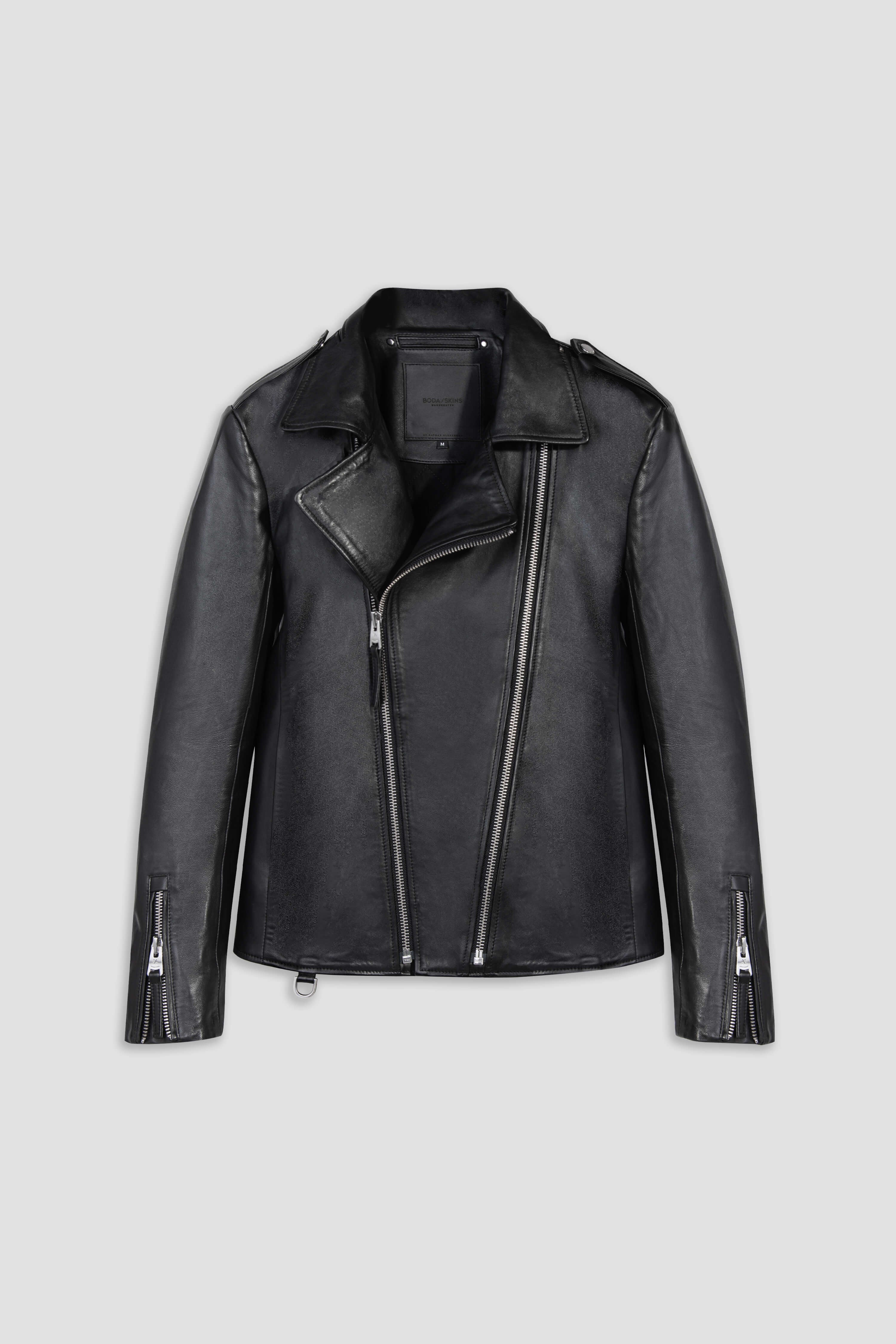 Outrider Biker Leather Jacket Tall