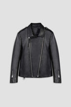 Outrider Biker Leather Jacket Tall
