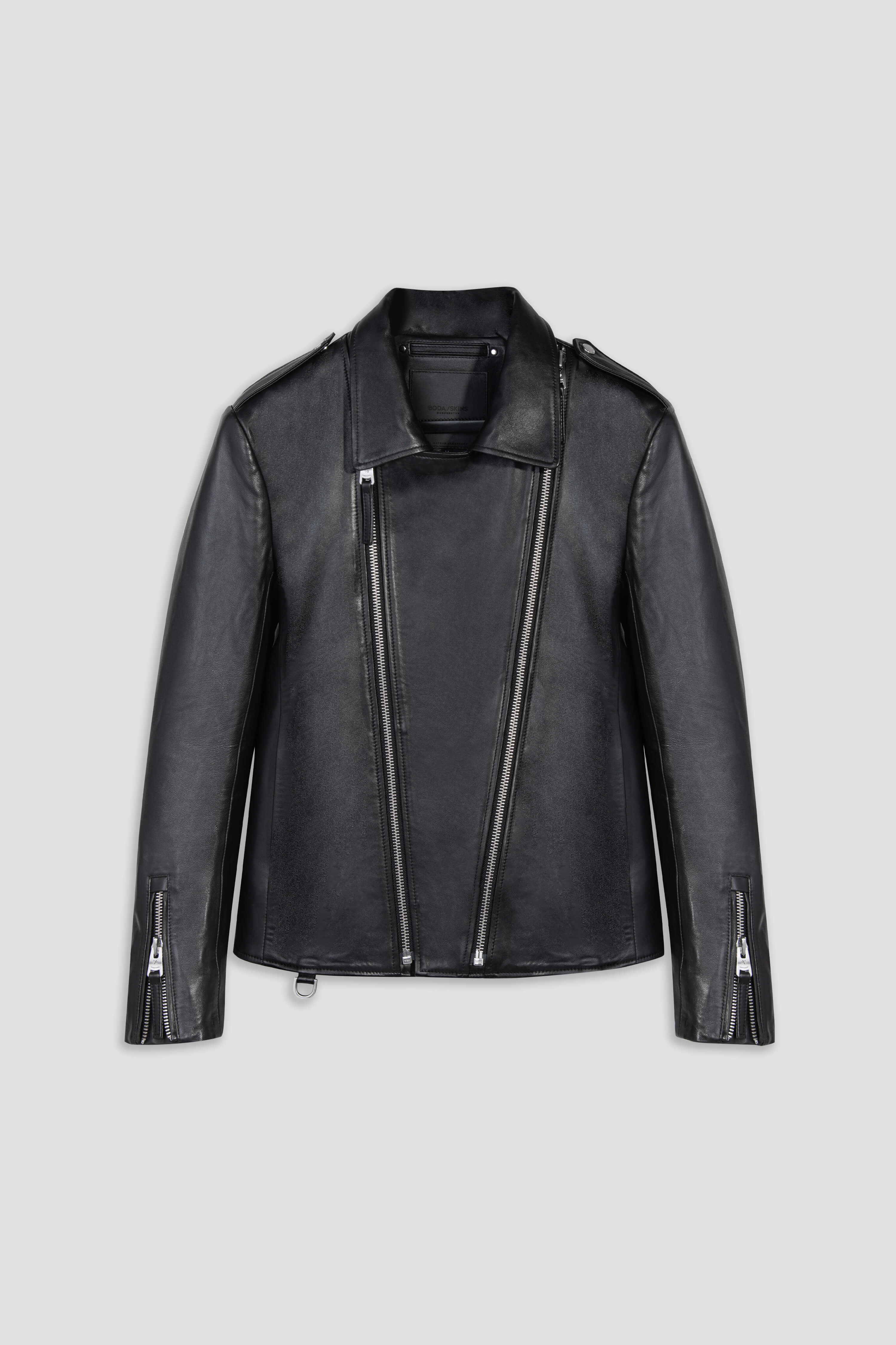 Outrider Biker Leather Jacket Tall