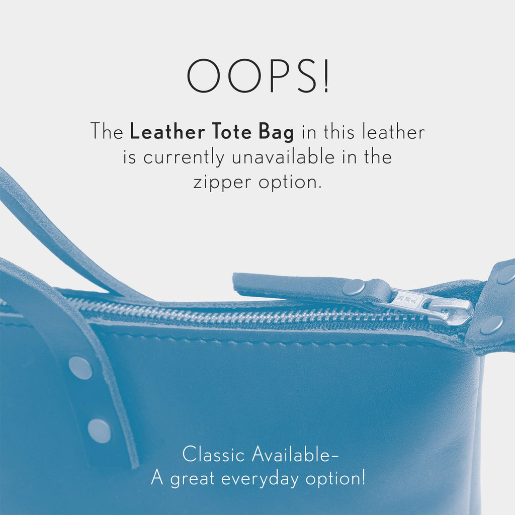 'Almost Perfect' Leather Tote Bag - Limited Edition