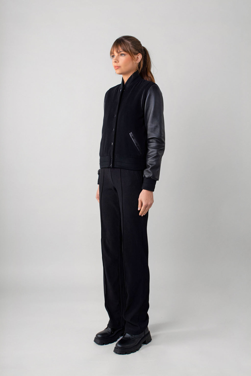 Varsity Noir Jacket (Woman)