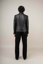 Refined Biker Leather Jacket (Man)