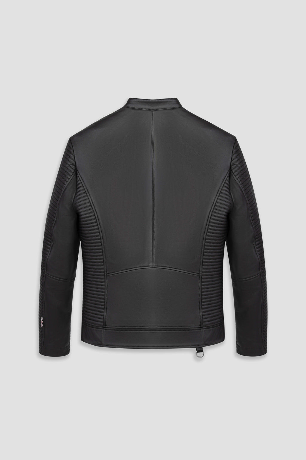 Refined Rider Collarless Leather Jacket