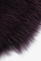 Real Single British Sheepskin Purple Rug