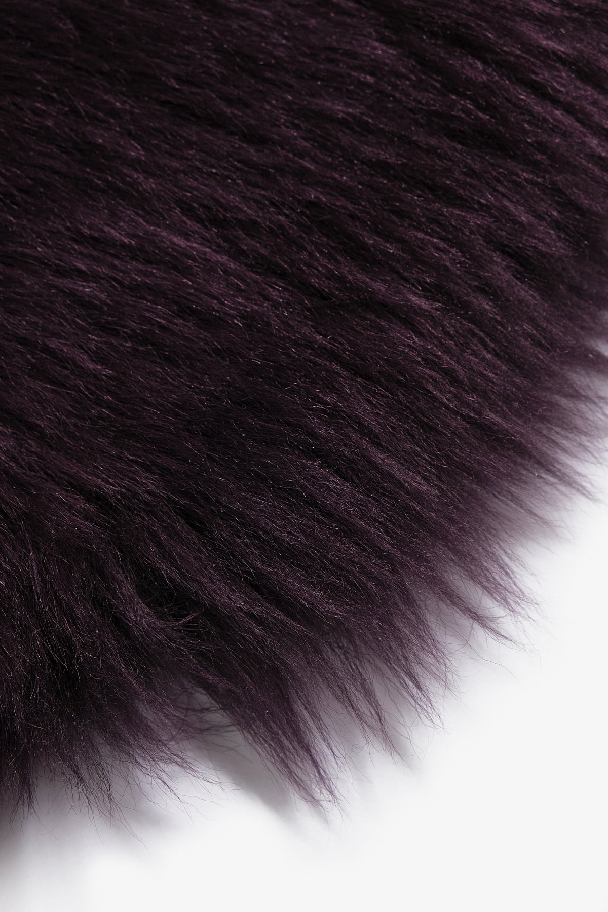 Real Single British Sheepskin Purple Rug