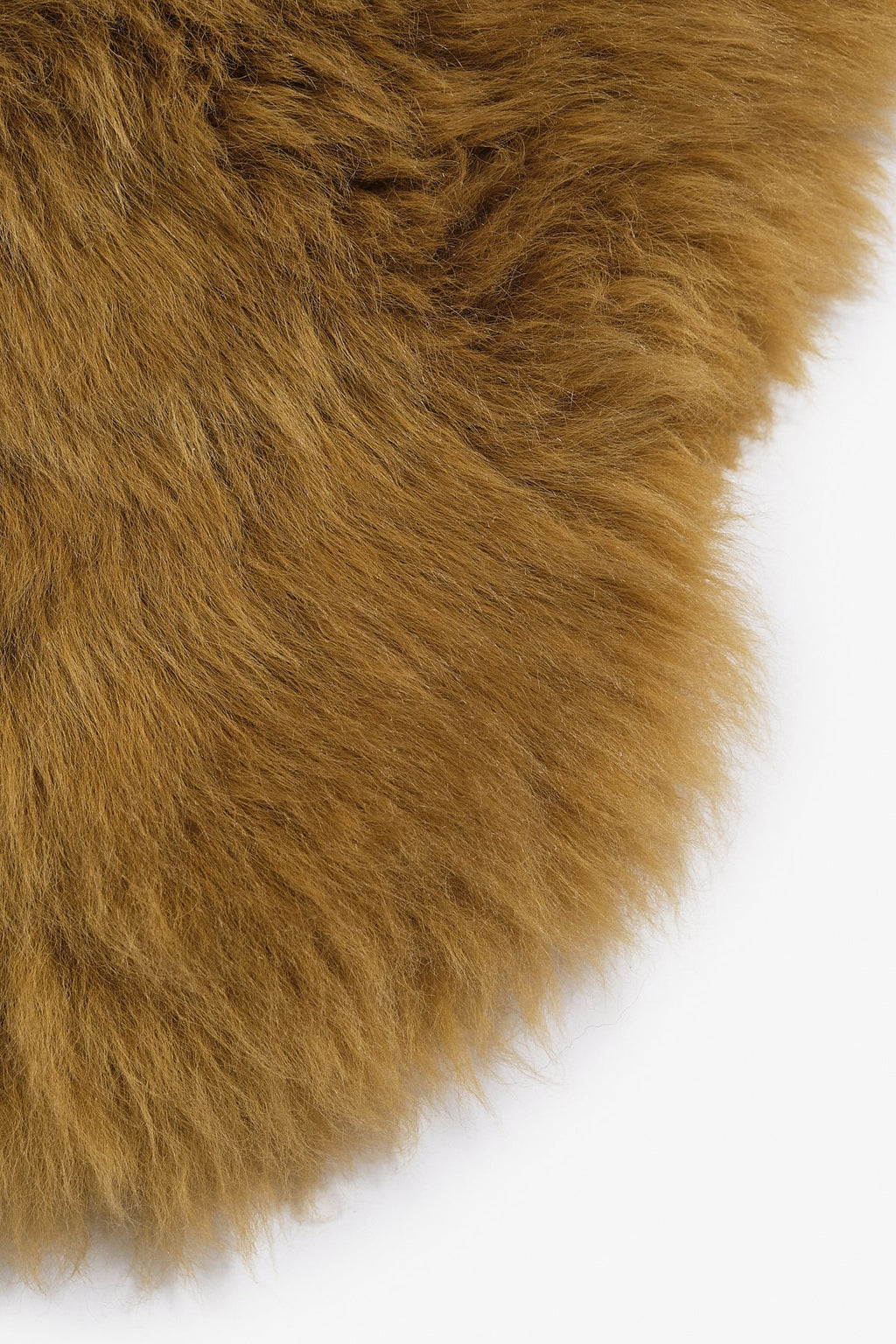 Real Single British Sheepskin Mustard Rug