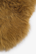 Real Single British Sheepskin Mustard Rug