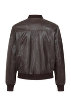 BOBBY Classic Brown Nappa Leather Bomber Jacket - Men's Genuine