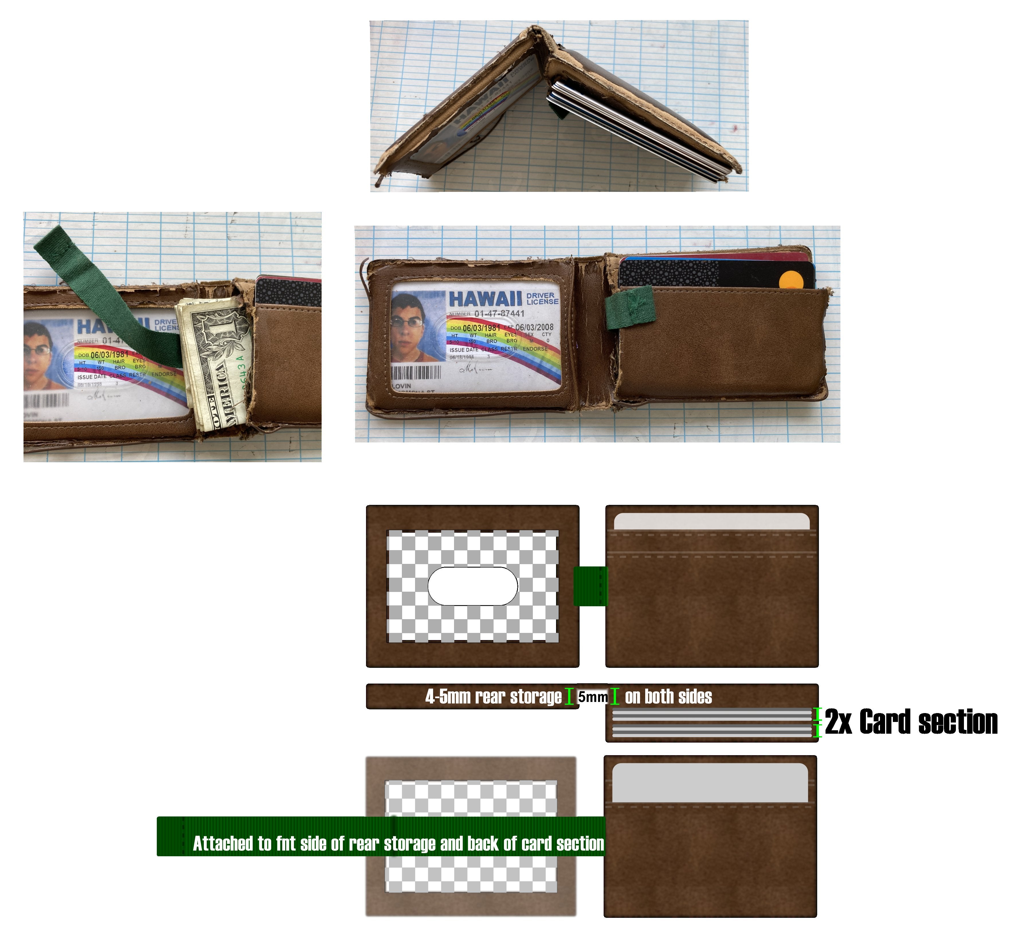 Custom Ruaridh Watson Leather Wallet