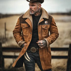 Custom Robert Defronzo Suede Coat