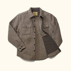 Riverton Wool Shirt Jac | Ashen Brown