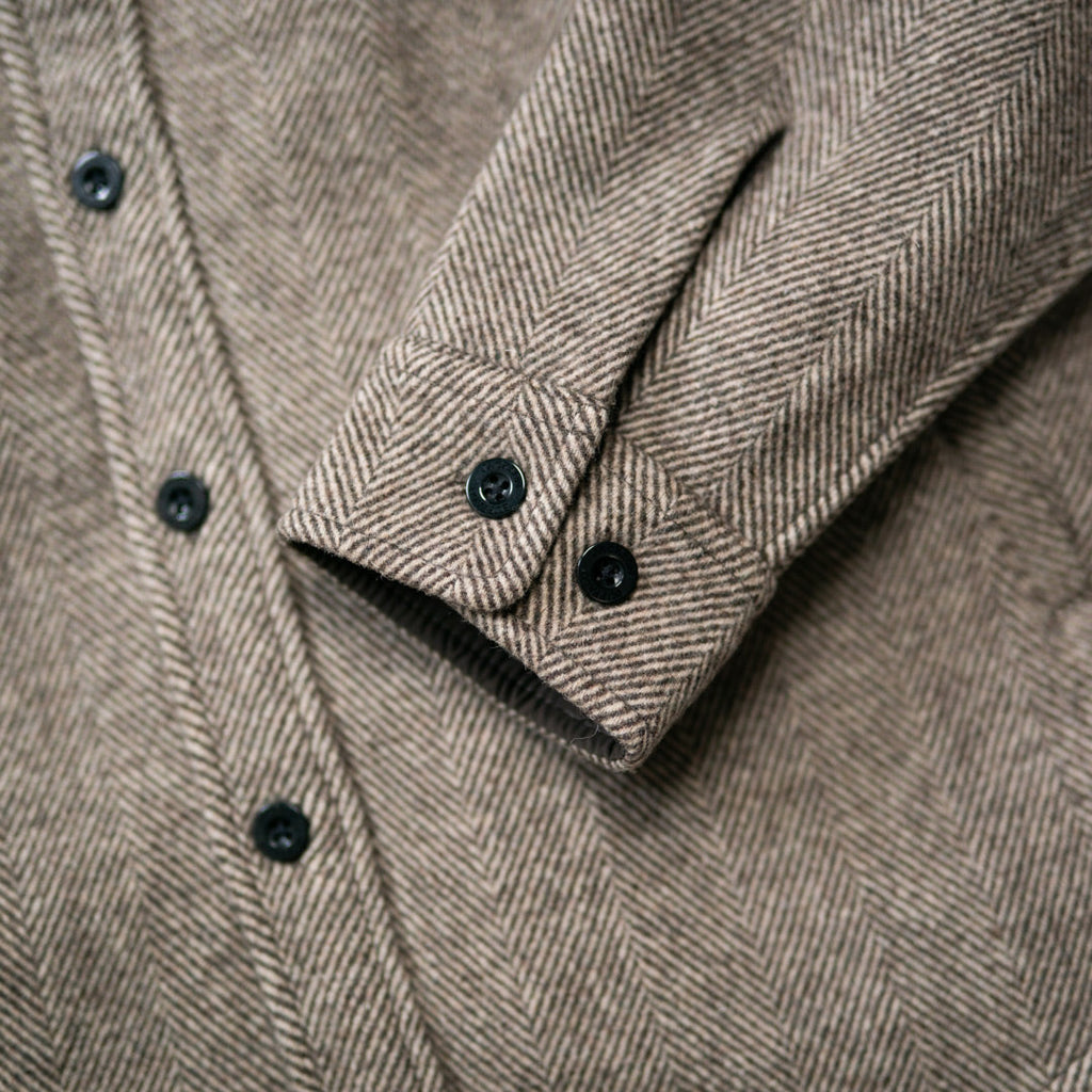 Riverton Wool Shirt Jac | Ashen Brown