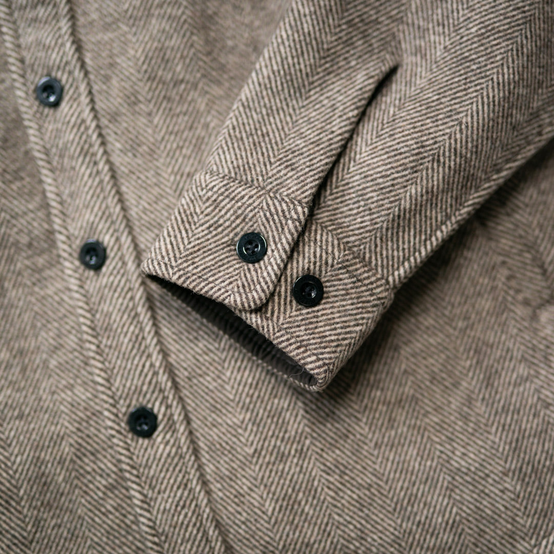 Riverton Wool Shirt Jac | Ashen Brown