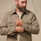 Riverton Wool Shirt Jac | Ashen Brown
