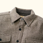 Riverton Wool Shirt Jac | Ashen Brown