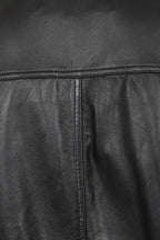 BOBBY Men's Nappa Leather Bomber Jacket - Classic Black