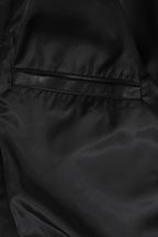 BOBBY Men's Nappa Leather Bomber Jacket - Classic Black