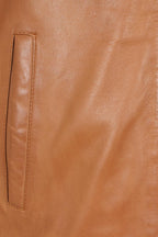 Men's Genuine Nappa Leather Bomber Jacket - Classic Style