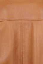 Men's Genuine Nappa Leather Bomber Jacket - Classic Style