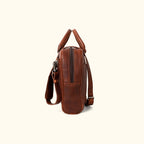 Ryder Reserve Bison Leather Laptop Briefcase | Brown