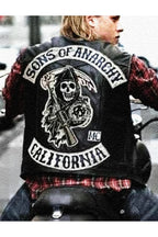 Sons of Anarchy Vest | California & SAMCRO Vest | Motorcycle Leather Vest