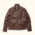 Sedona Light Weight Leather Jacket | Ironwood Brown