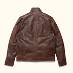 Sedona Light Weight Leather Jacket | Ironwood Brown