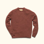 Crewneck Wool Sweater | Sunset Fleck