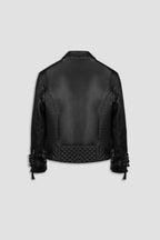 Alexander 2.0 Gun Metal Hardware Leather Jacket Tall