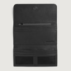 Taylor Black Leather Continental Wallet