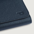 Taylor Blue Leather Continental Wallet