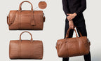 Custom Darrio Leather Duffle Bag (all colors) with custom logo