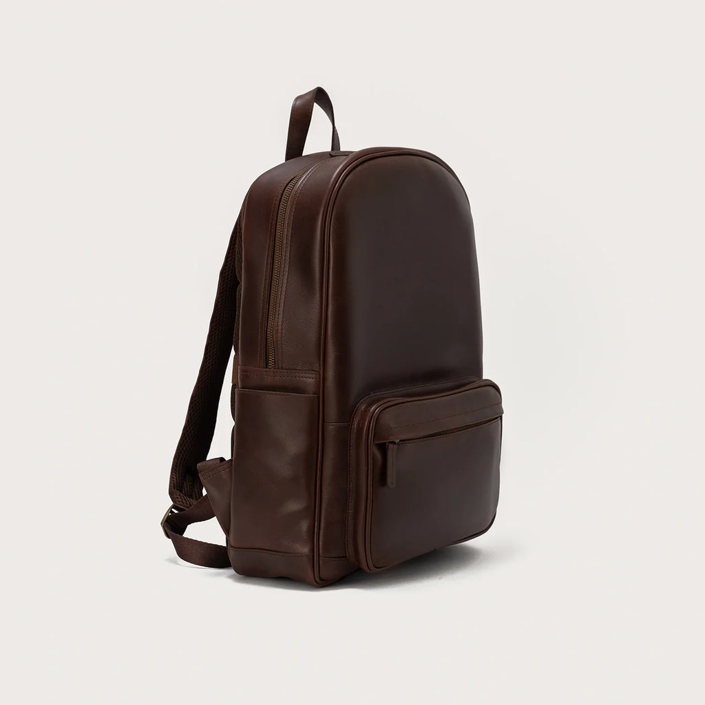 The Philos Vintage Brown Leather Backpack