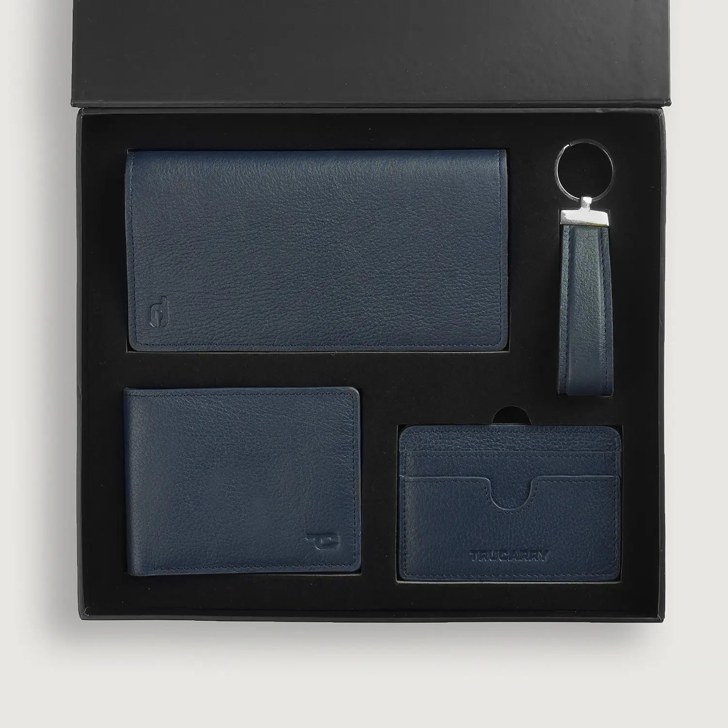 Timeless Taylen Blue Leather Gift Set