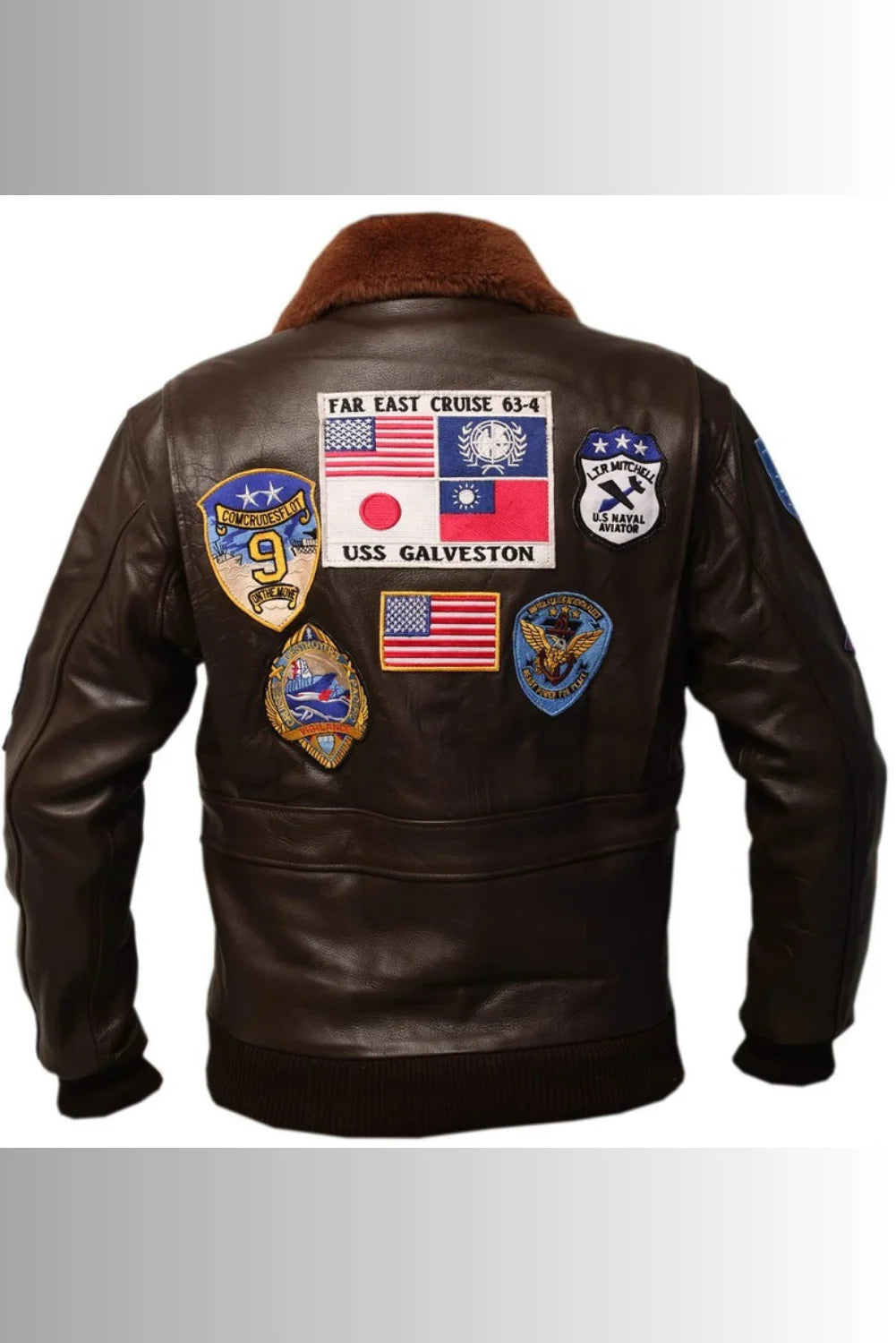 Top Gun Maverick Flying Leather Bomber Jacket