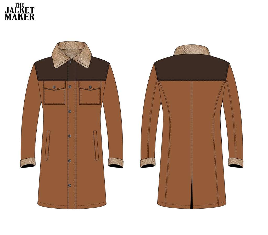 Custom Robert Defronzo Suede Coat