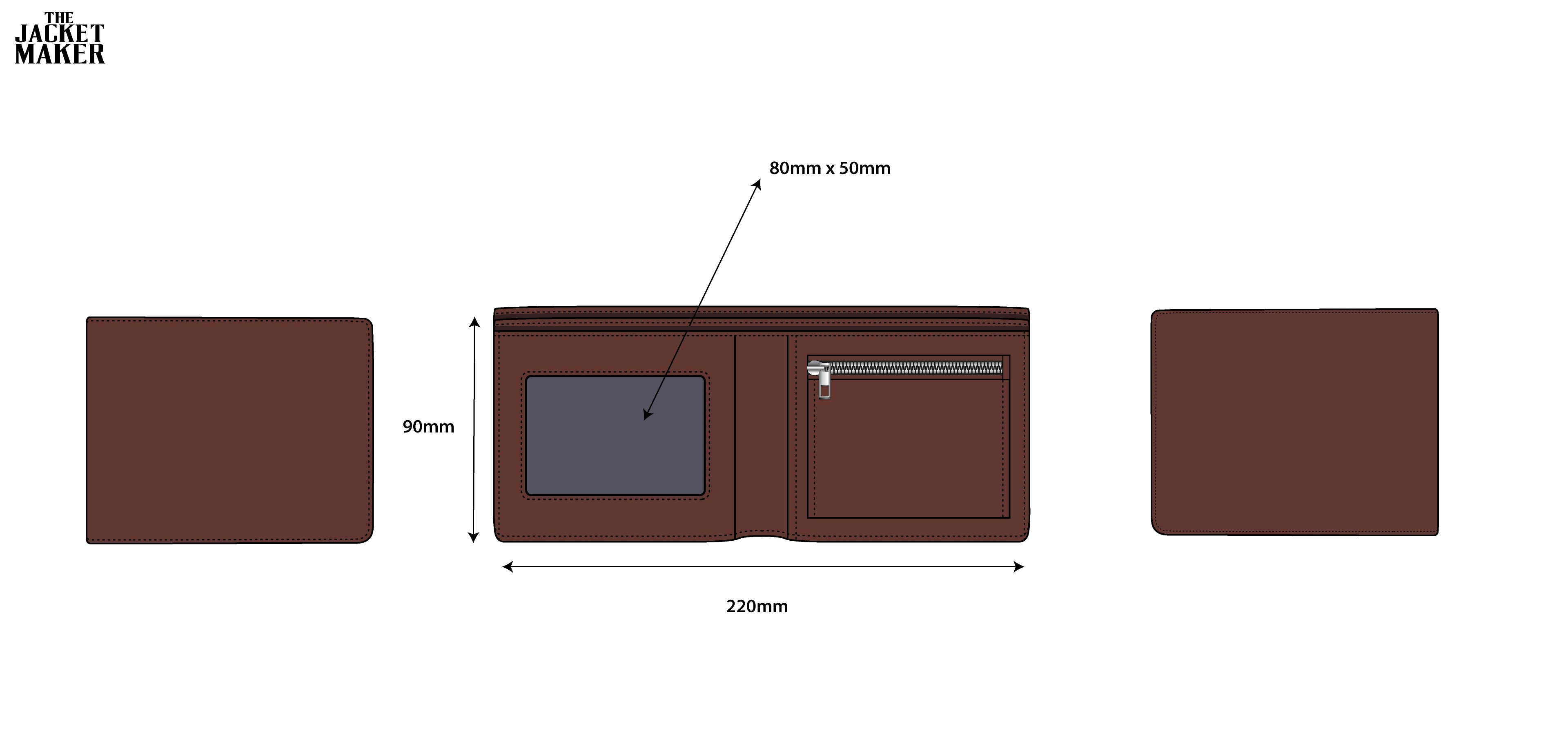 Custom Paul Michael Clancy Leather Wallet