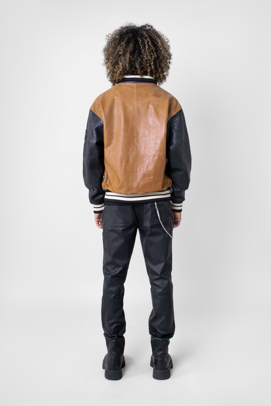 VARSITY LEATHER JACKET NOMAD