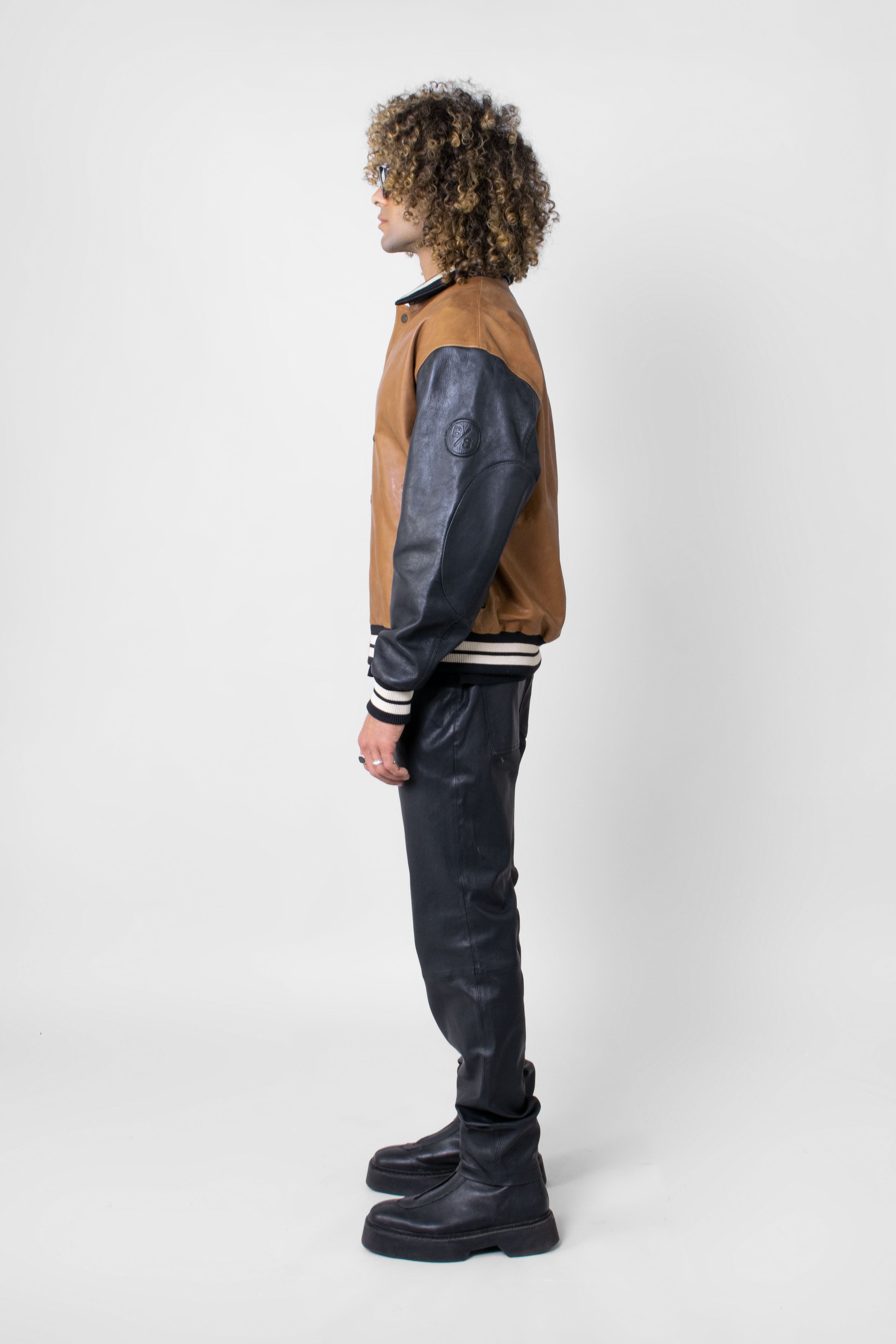VARSITY LEATHER JACKET NOMAD
