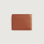 Voren Brown Leather Bi-fold Wallet