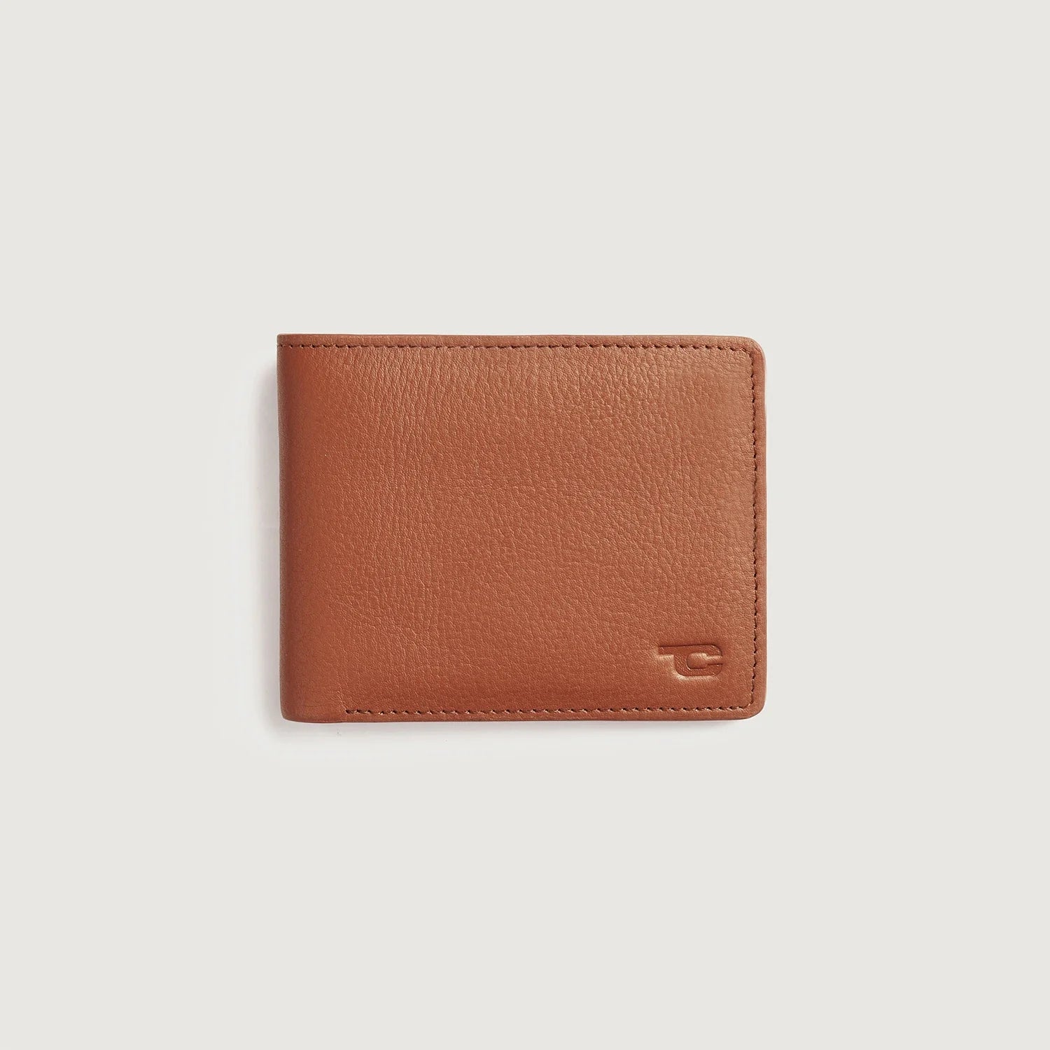 Voren Brown Leather Bi-fold Wallet
