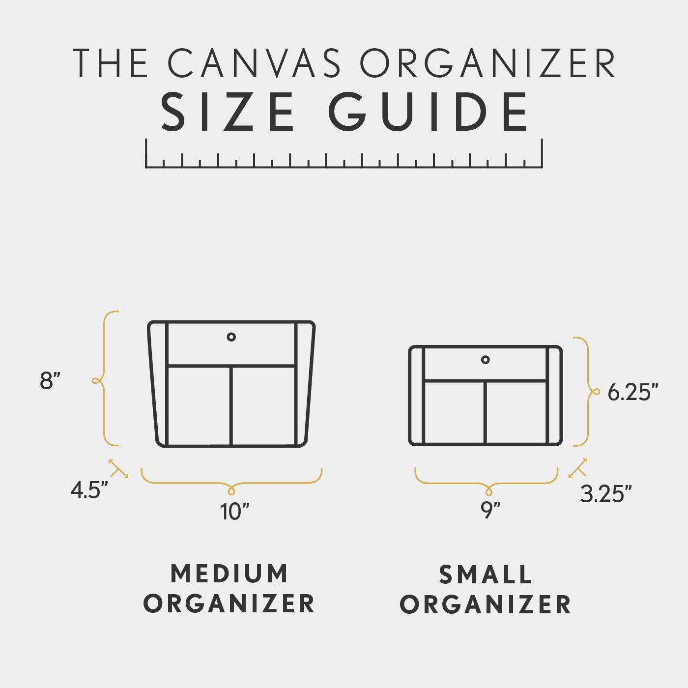 Canvas Purse Organizer