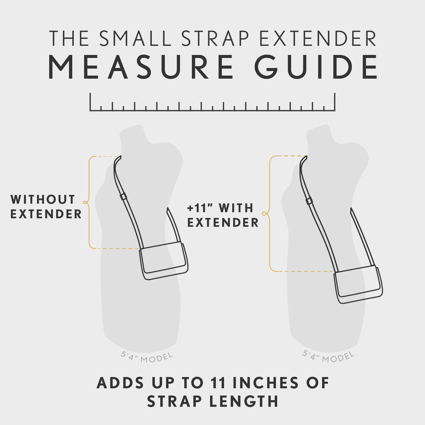 Small Crossbody Strap Extender