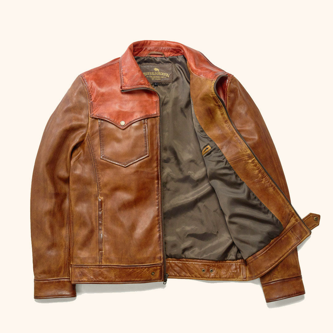 Western Elkhorn Leather Jacket | Copper and Whiskey