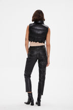 Antonia Leather Vest
